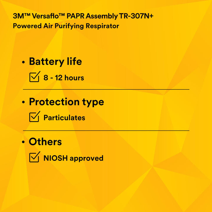 3M Versaflo PAPR Assembly TR-307N+