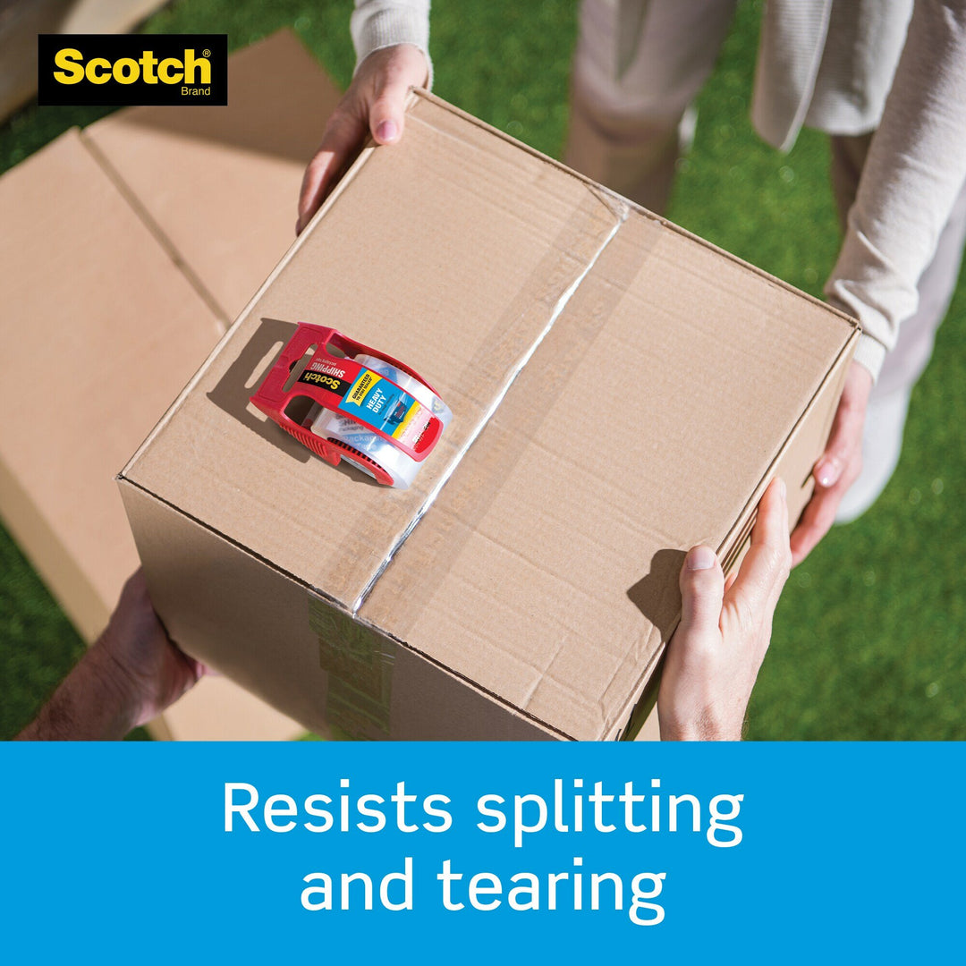 Scotch® Heavy Duty Shipping, Packaging Tape 142-6, 1.88 in x 800 in