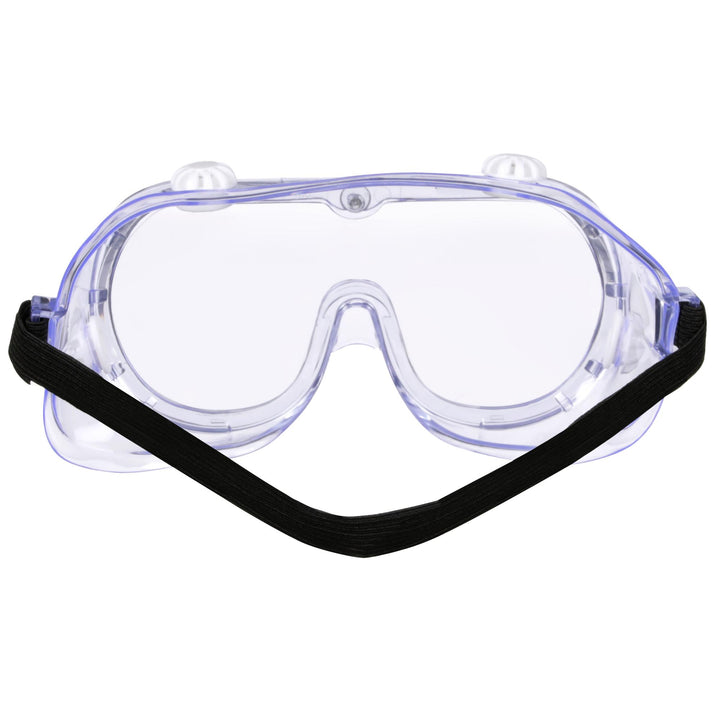 3M Goggle Chemical Splash, 91252H1-DC-10, Black Strap, Clear Lens