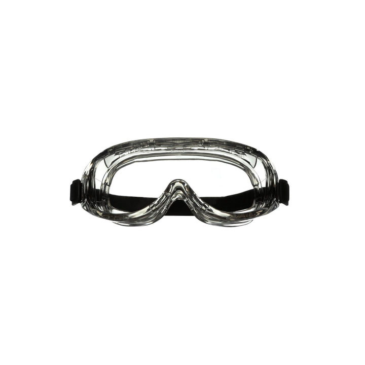 3M Professional Goggle, Chemical Splash, 91264H1-DC, Black Strap, Gray
Lens