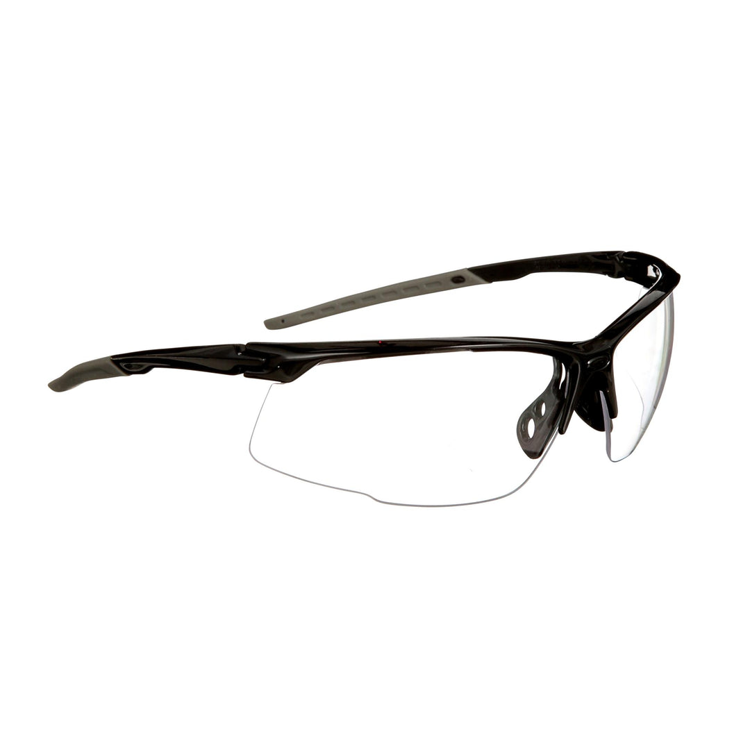 3M Performance Eyewear 47070H1-DC Black/Gray, Clear Lens, Anti-Fog