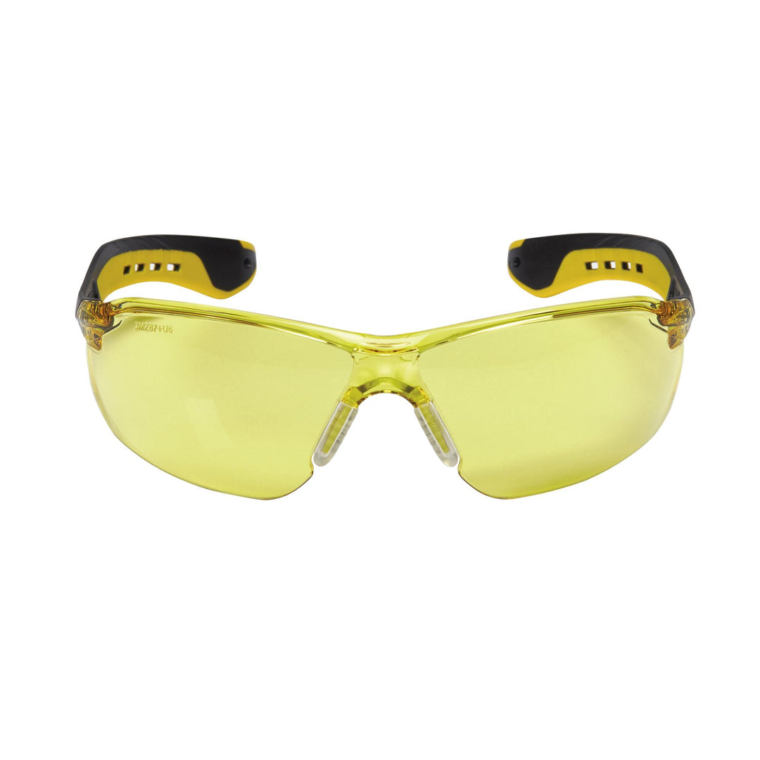 3M Flat Temple Eyewear Anti-Scratch, 47013H1-DC, Black/Yellow, Amber
Lens