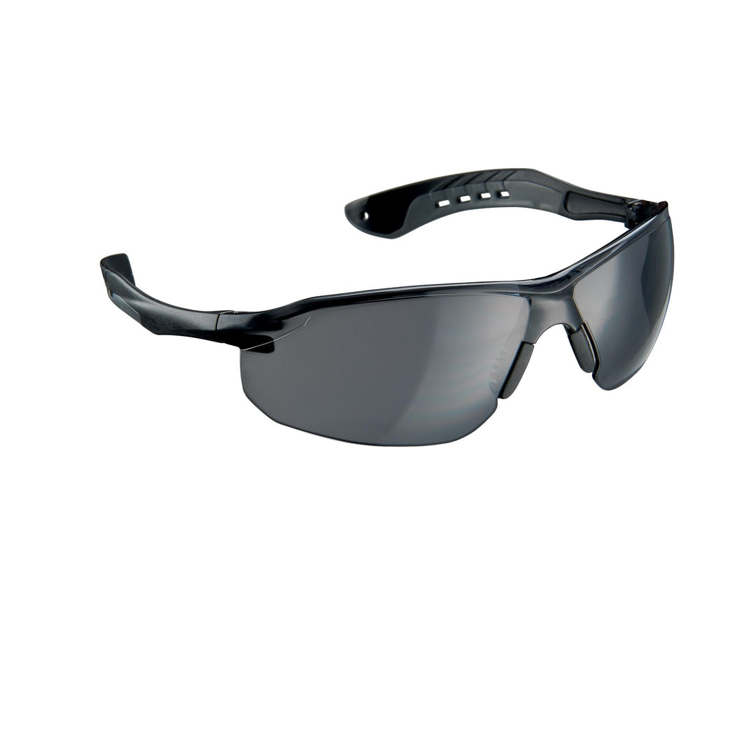 3M Flat Temple Eyewear Anti-Scratch, 47011H1-DC, Black/Gray, Gray Lens