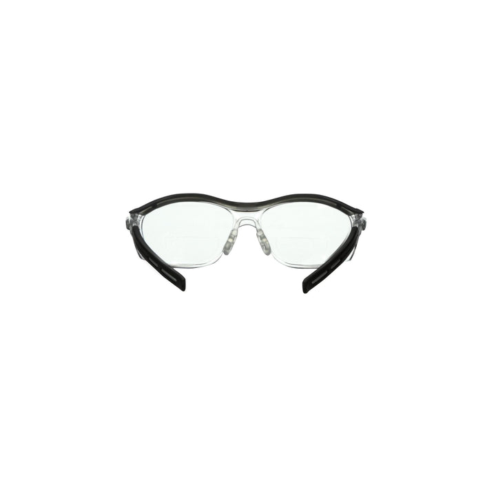 3M Readers Safety Glasses, 91192H1-C, +2.0 Blk Frm, Clr Lens