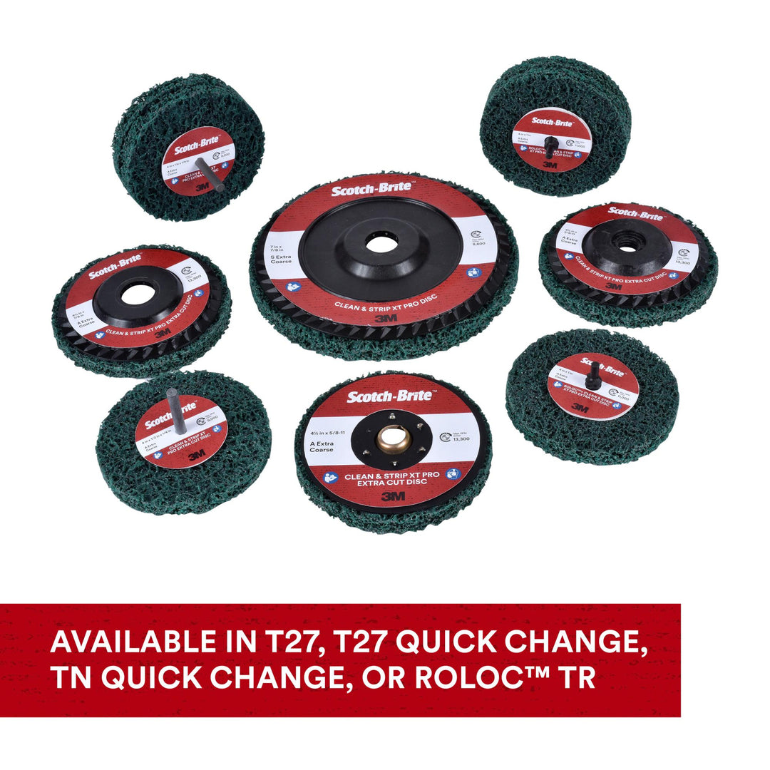 Scotch-Brite Clean and Strip XT Pro Extra Cut Disc, XC-DC, A/O Extra
Coarse