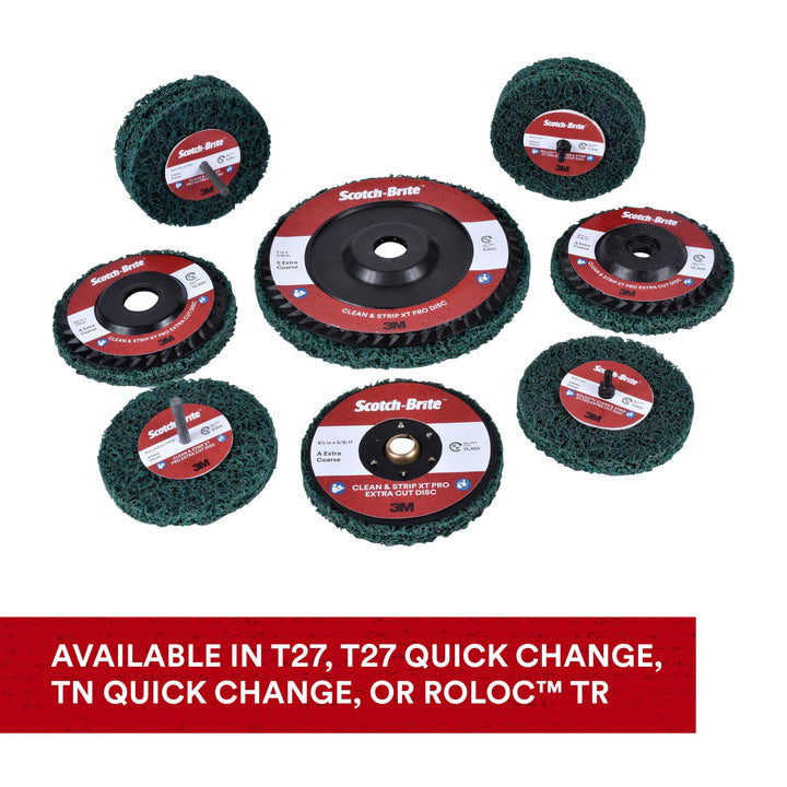 Scotch-Brite Clean and Strip XT Pro Extra Cut Disc, XC-DC, A/O Extra
Coarse