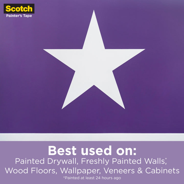 Scotch® Delicate Surface Painter's Tape 2080-48EC, 1.88 in x 60 yd