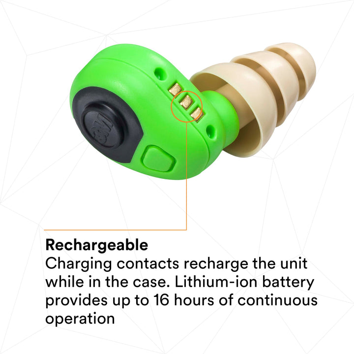 3M PELTOR Electronic Earplug, EEP-100