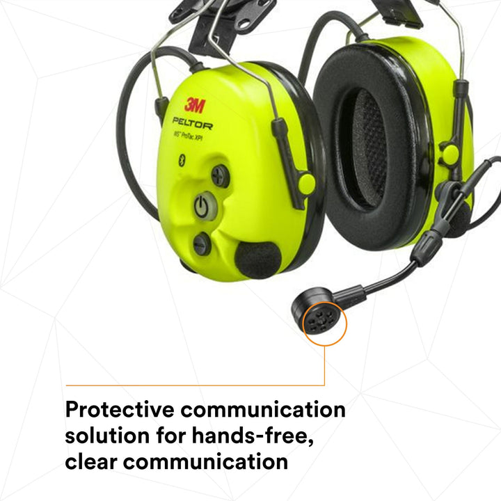 3M PELTOR WS ProTac XPI Headset Hard Hat Attached MT15H7P3EWS6