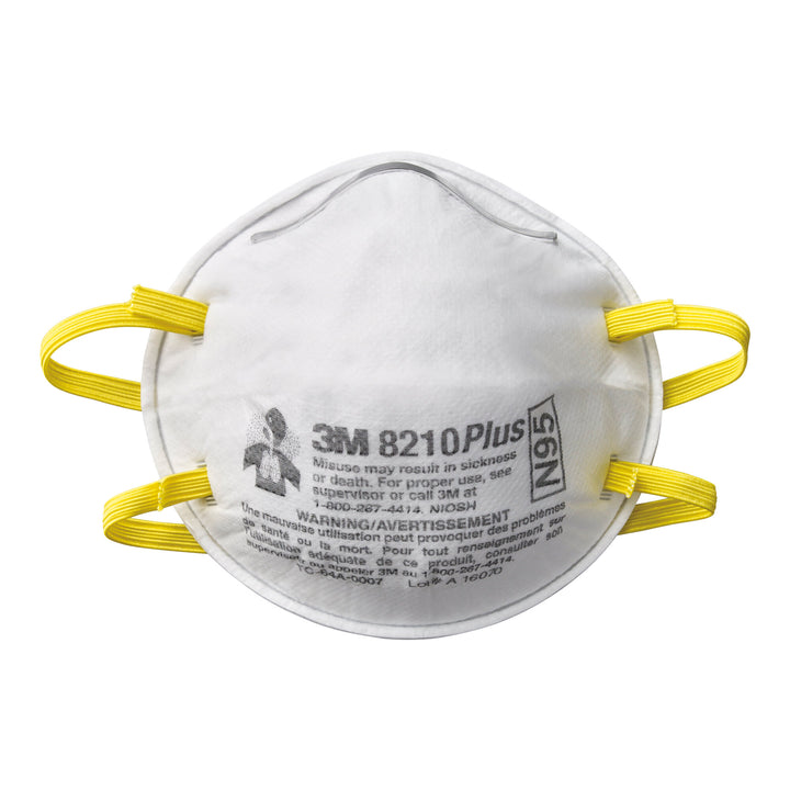 3M 8210 Plus Performance Sanding and Fiberglass Respirator 8210PH3-DC