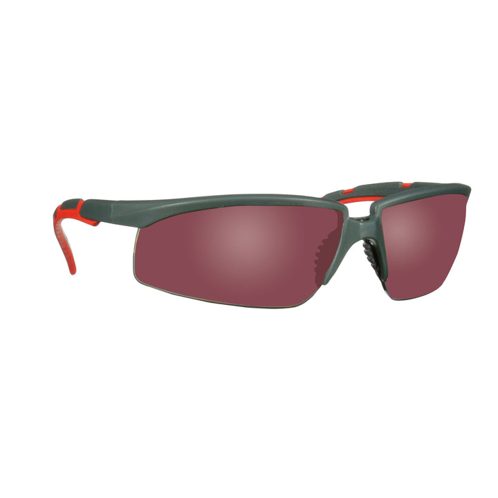 3M Solus 2000 Series, S2024AS-RED, Gray/Red Temples, Red MirrorAnti-Scratch lens