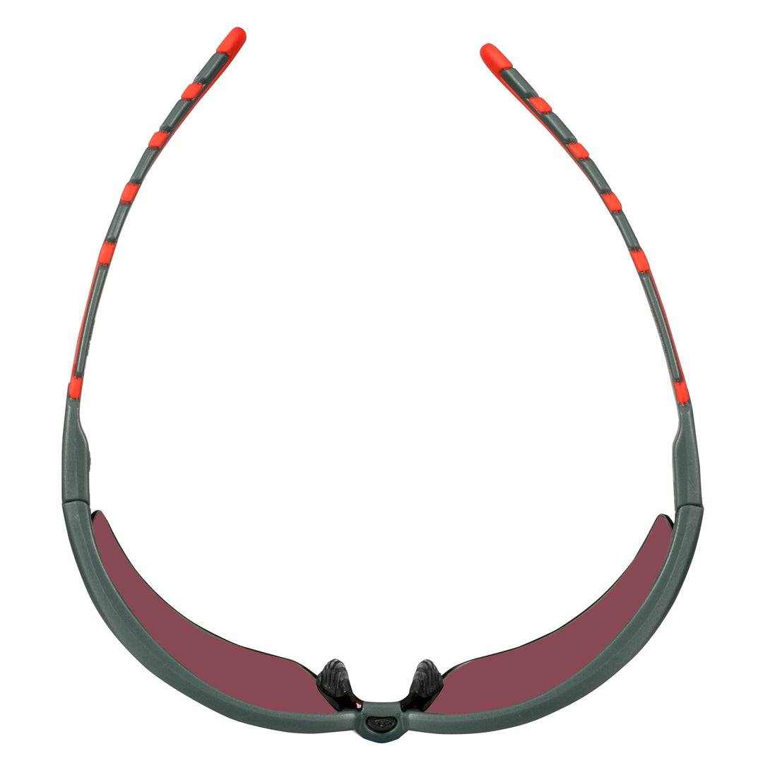 3M Solus 2000 Series, S2024AS-RED, Gray/Red Temples, Red MirrorAnti-Scratch lens