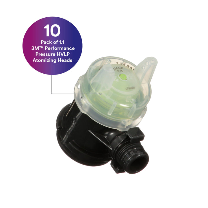 3M Performance Pressure HVLP Atomizing Head Refill Kit 26811, Yellow,1.1