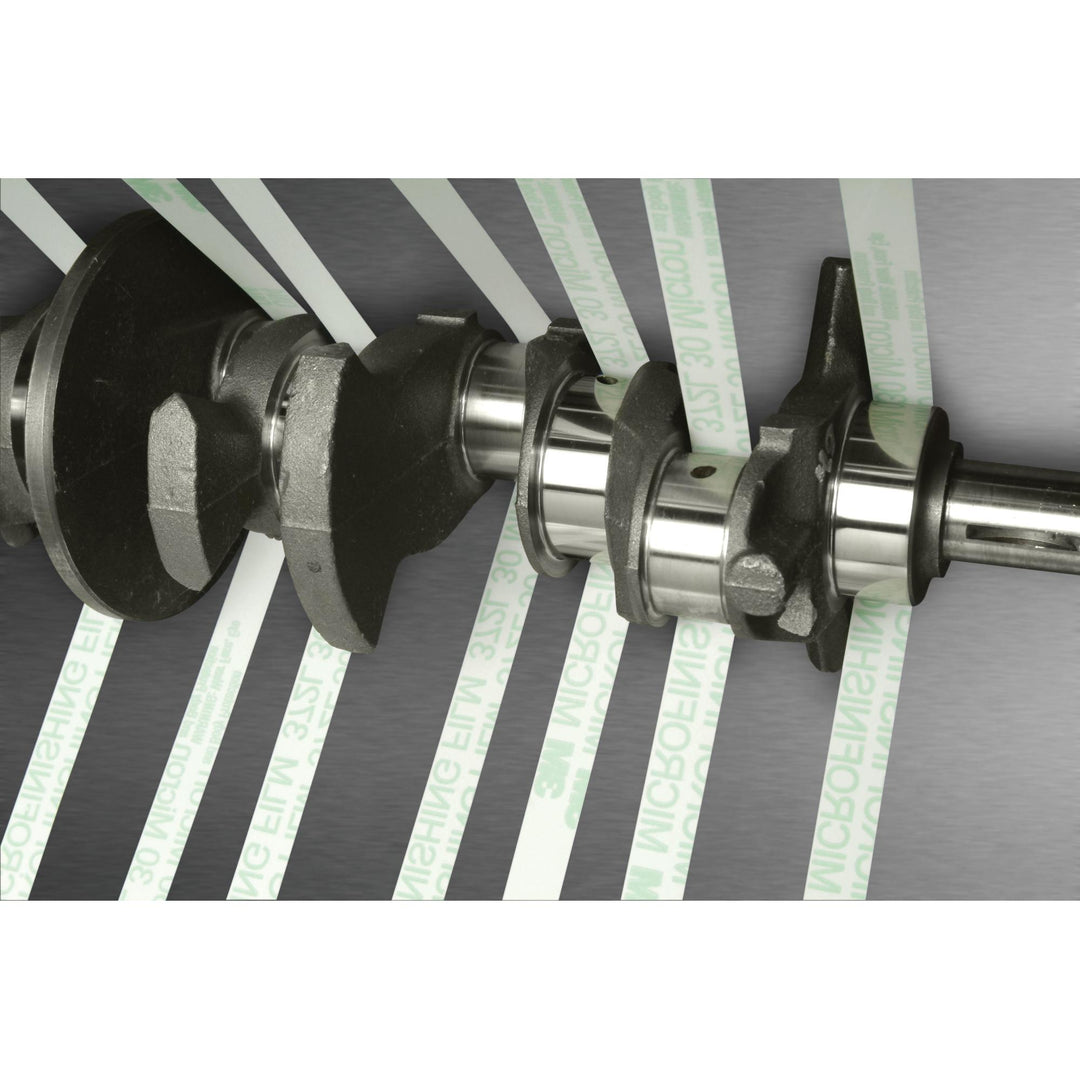 3M Microfinishing Film Roll 372L, 30 Mic 5MIL, 0.807 in x 500 ft x 2 in