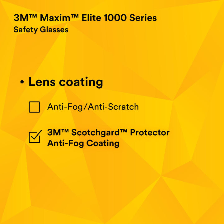 3M Maxim Elite 1000 Series, MXE1001SGAF-BLK, Black Frame