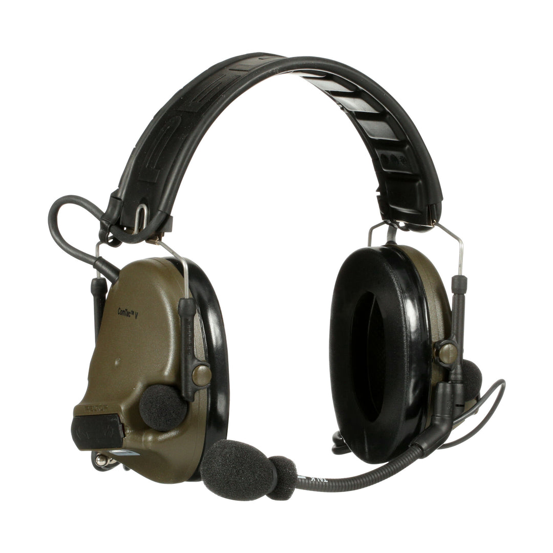 3M PELTOR ComTac V Headset MT20H682FB-19 GN, Foldable, Dual Lead
