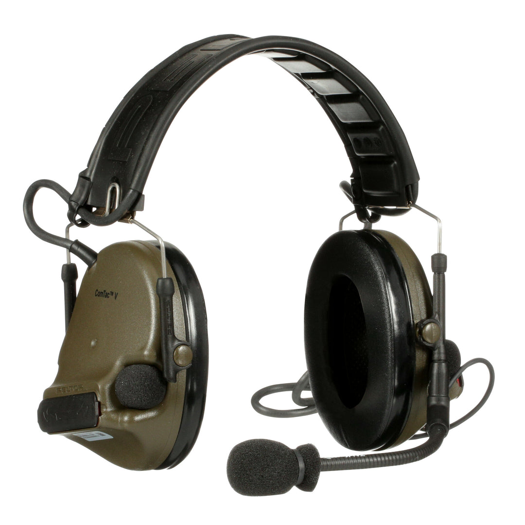 3M PELTOR ComTac V Headset MT20H682FB-47 GN, Foldable, Single Lead