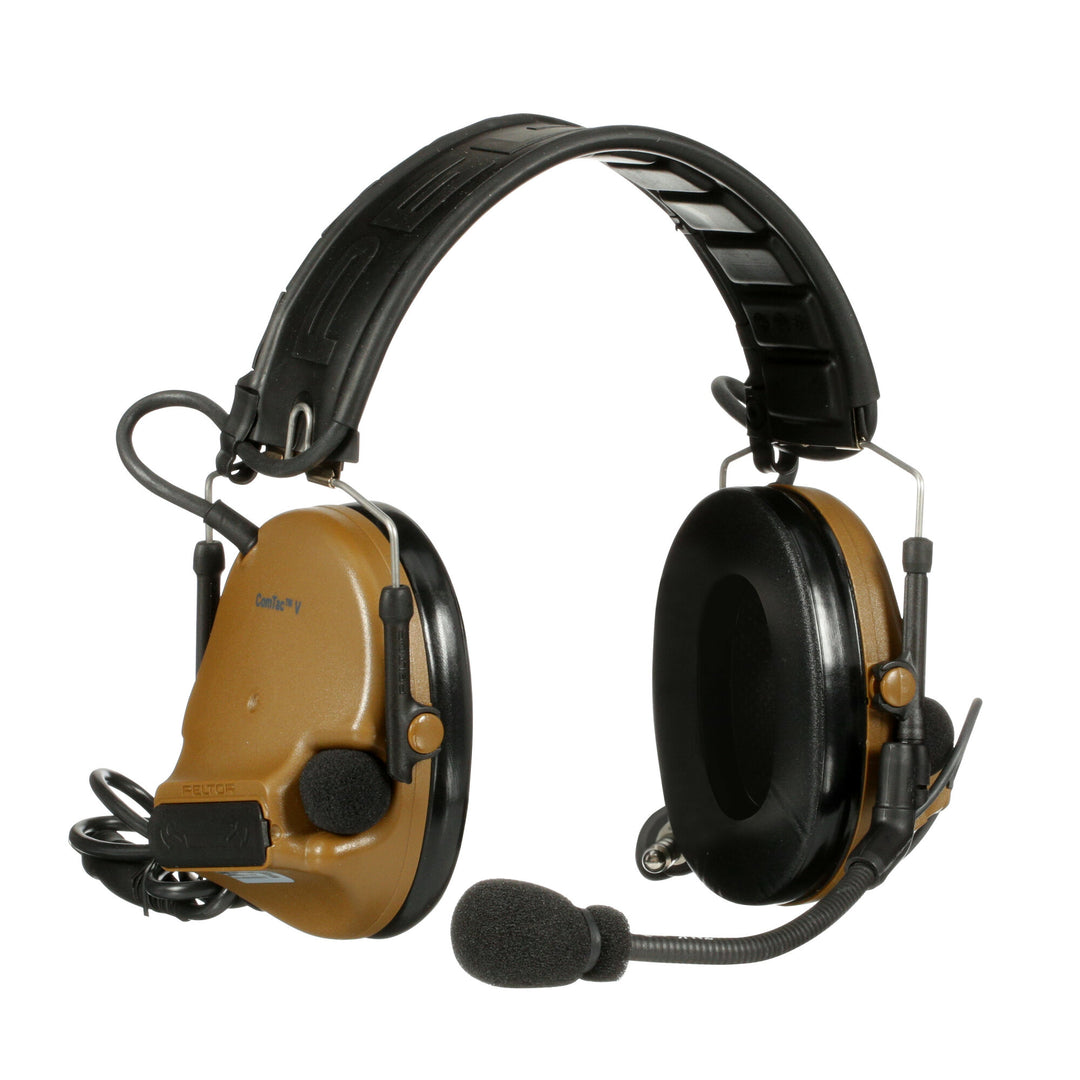 3M PELTOR ComTac V Headset MT20H682FB-19 CY, Foldable, Dual Lead