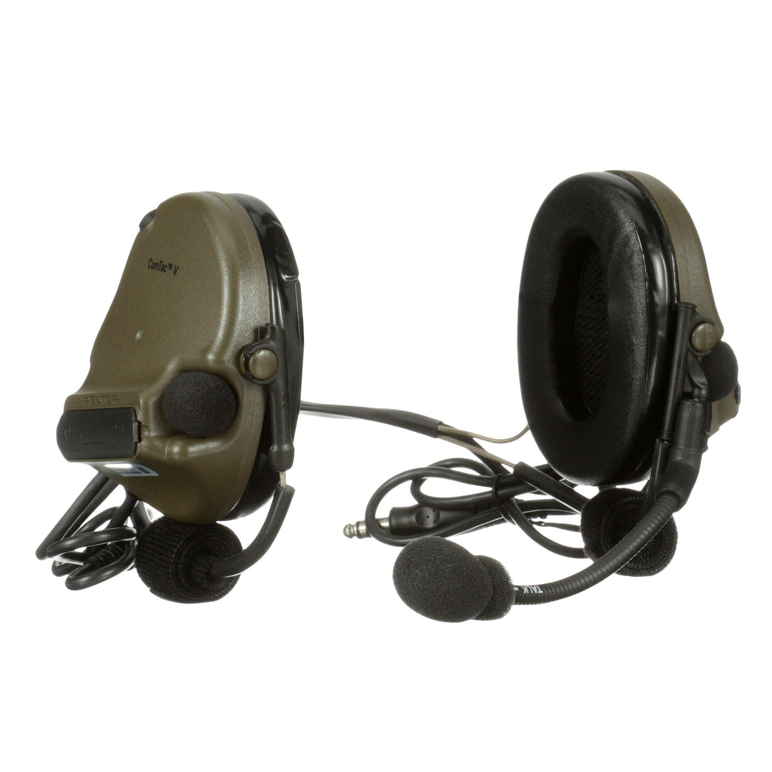 3M PELTOR ComTac V Headset MT20H682BB-19 GN, Neckband, DL, StandardDynamic Mic