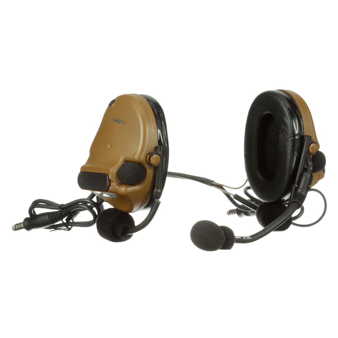 3M PELTOR ComTac V Headset MT20H682BB-19 CY, Neckband, Dual Lead