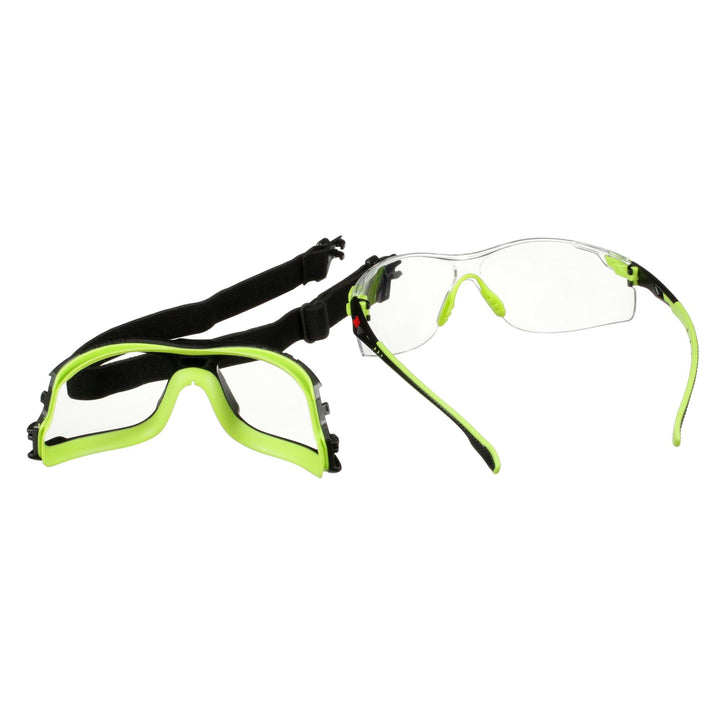 3M Solus 1000 Series S1201SGAF-TKT, Grn/Blk, Scotchgard Anti-Fog Coating