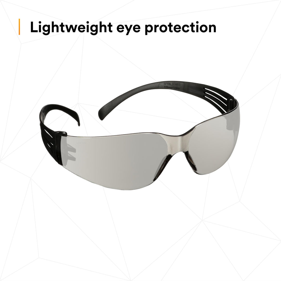 3M SecureFit 100 Series SF107AF-BLK, Black Temples