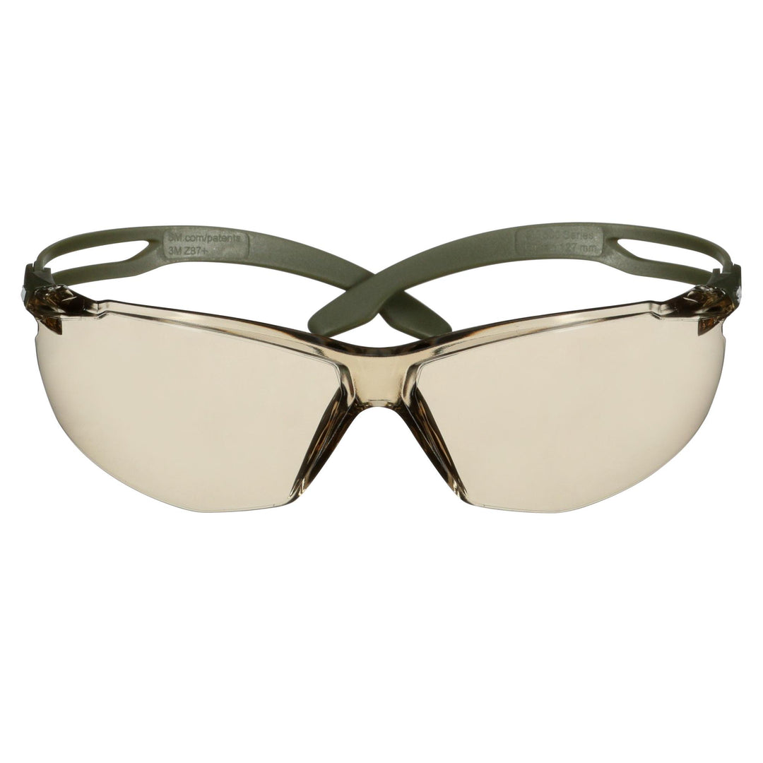 3M SecureFit 500 Series SF528SGAF-DGR, Olive Green, Scotchgard Anti-Fog Coating