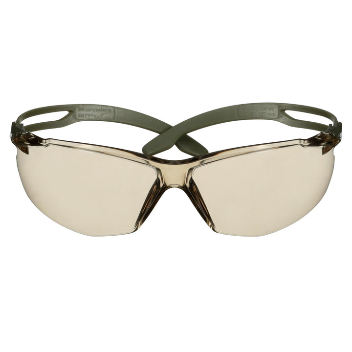 3M SecureFit 500 Series SF528SGAF-DGR, Olive Green, Scotchgard Anti-Fog Coating
