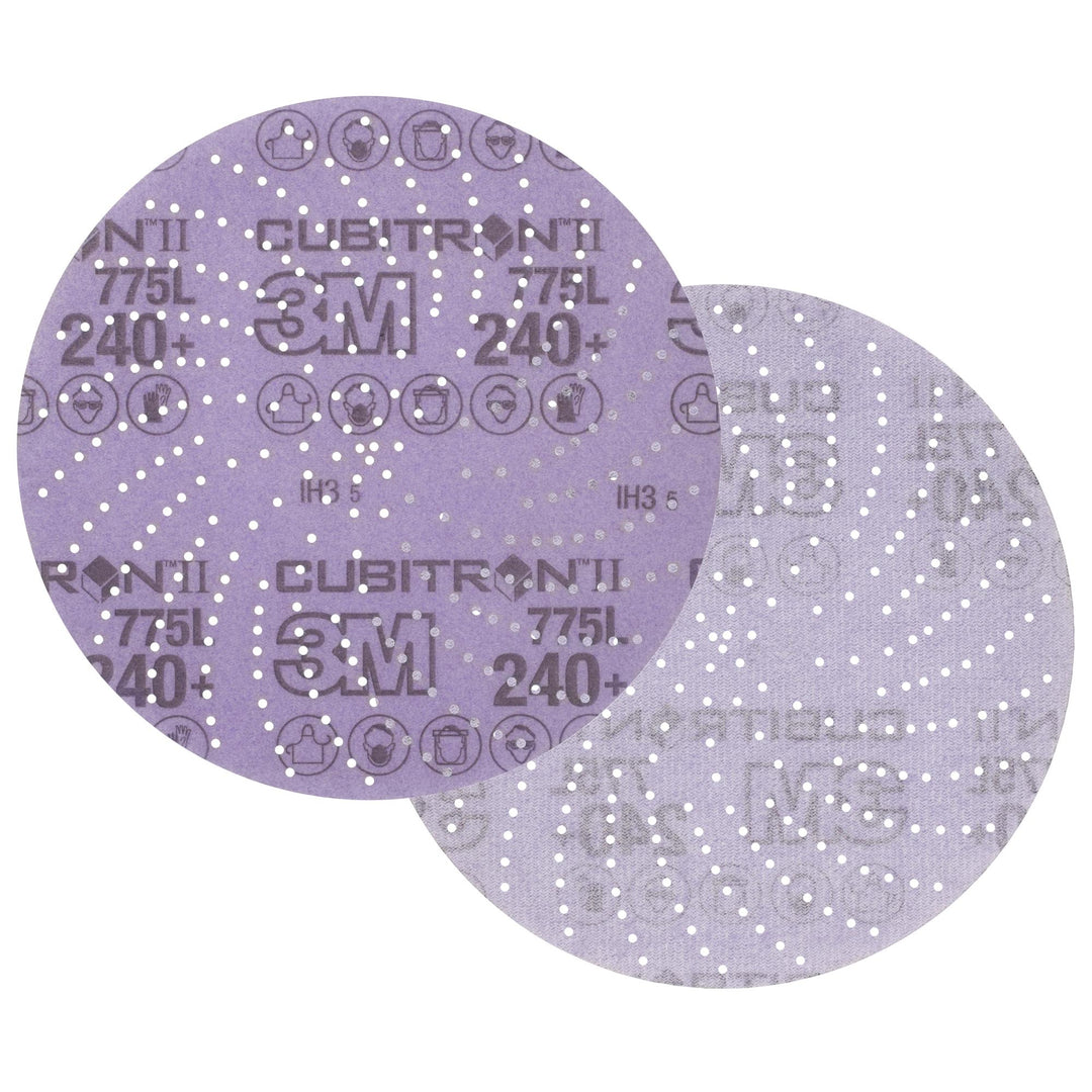 3M Xtract Cubitron II Film Disc 775L, 240+, 8 in, Die 800LG,
50/Carton