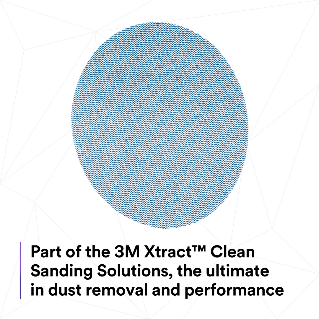 3M Xtract Net Disc 310W, 180+, 5 in x NH, Die 500X, 50/Carton