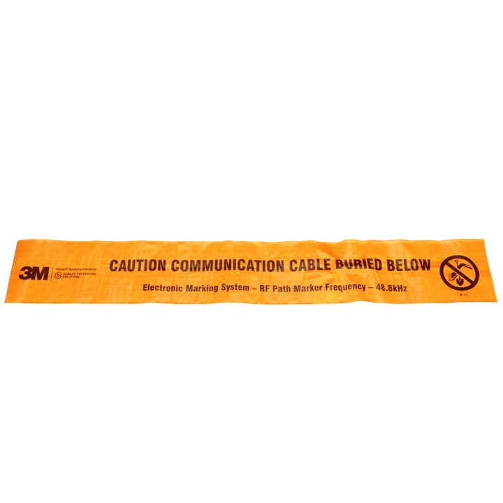 3M Electronic Marking System (EMS) Caution Tape 7901, Orange, 6 in, Telco