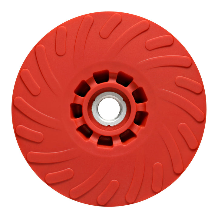 3M Disc Back-up Pad Ribbed, 88656, Extra Hard, Red, 5 in, One Piece