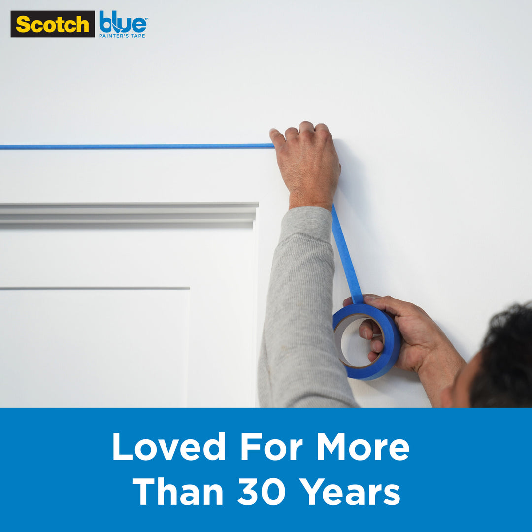 ScotchBlue Original Painter's Tape 2090-36QC6, 1.41 in x 60 yd (36 mm x 54.8 m)