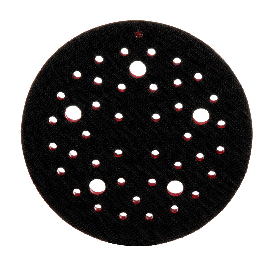 3M Xtract Back-up Pad, 89410, 5 in, Hard, Red