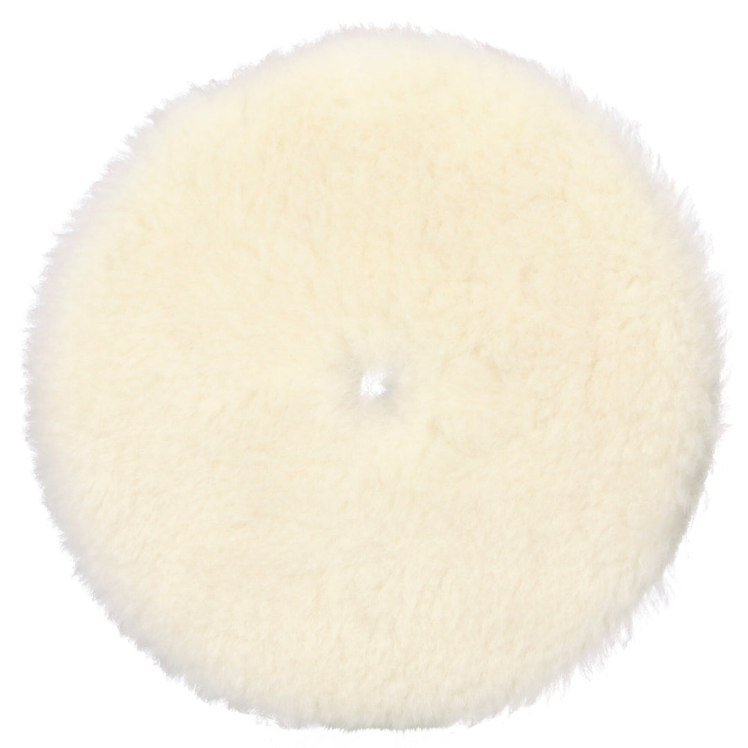 3M Perfect-It Random Orbital Wool Compounding Pad 34125, Medium,White, 6 in