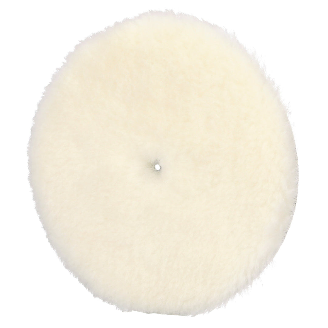 3M Perfect-It Random Orbital Wool Compounding Pad 34125, Medium,White, 6 in
