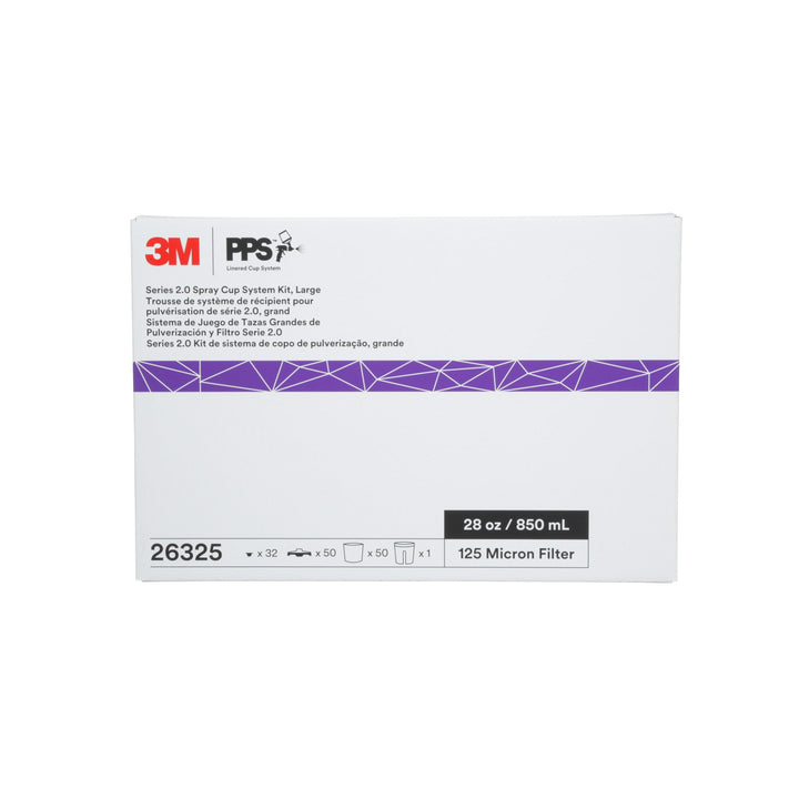 3M PPS Series 2.0 Spray Cup System Kit 26325, Large (28 fl oz, 850mL)