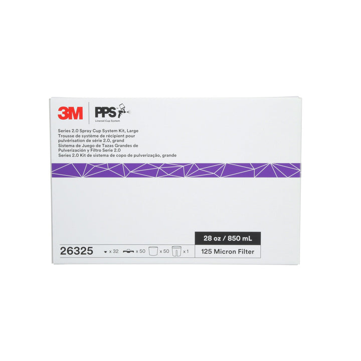 3M PPS Series 2.0 Spray Cup System Kit 26325, Large (28 fl oz, 850mL)