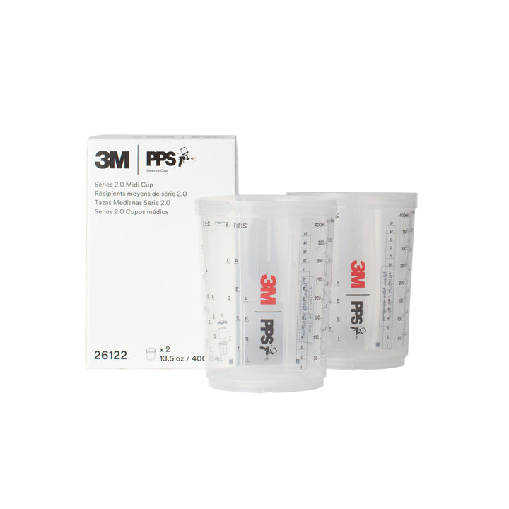 3M PPS Series 2.0 Cup 26122, Midi (13.5 fl oz, 400 mL), 2 Cups/Carton