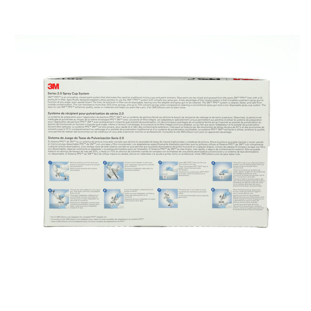 3M PPS Series 2.0 6-Pack Starter Kit 26170, Midi (13.5 fl oz, 400 mL)