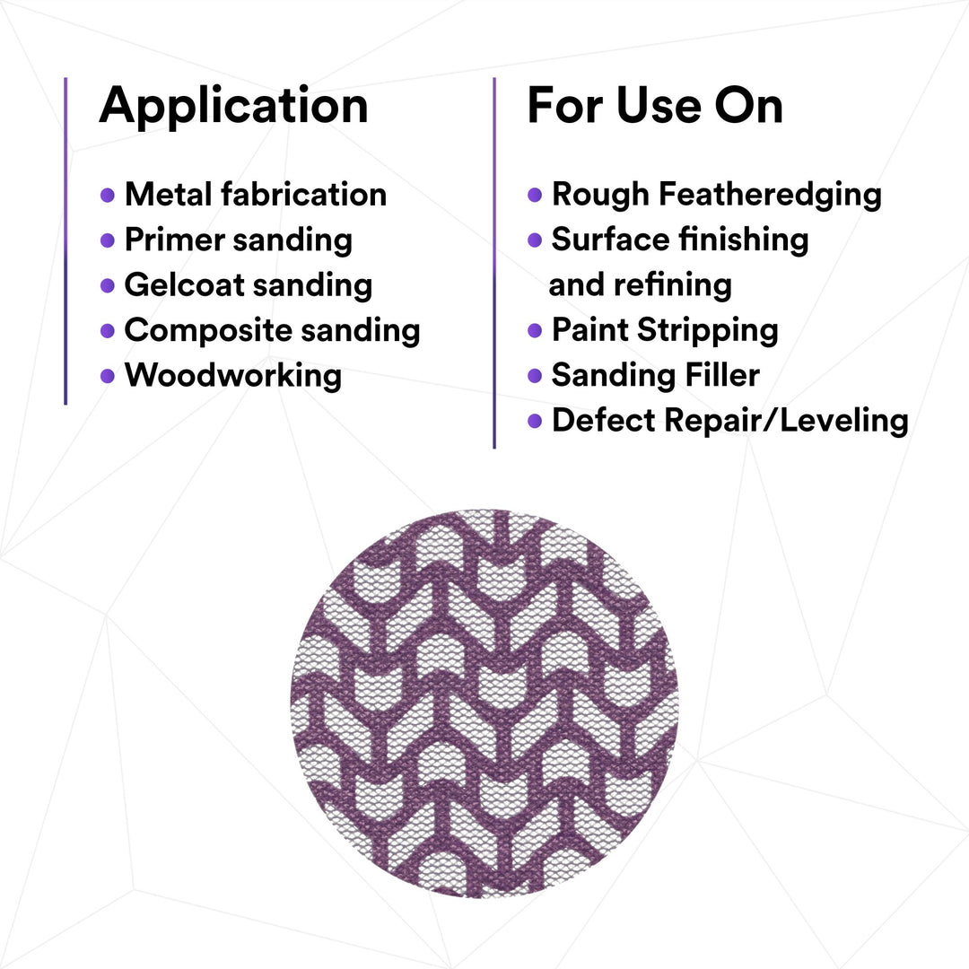 3M Xtract Cubitron II Net Disc 710W, 80+, 3 in x NH, Die 300V