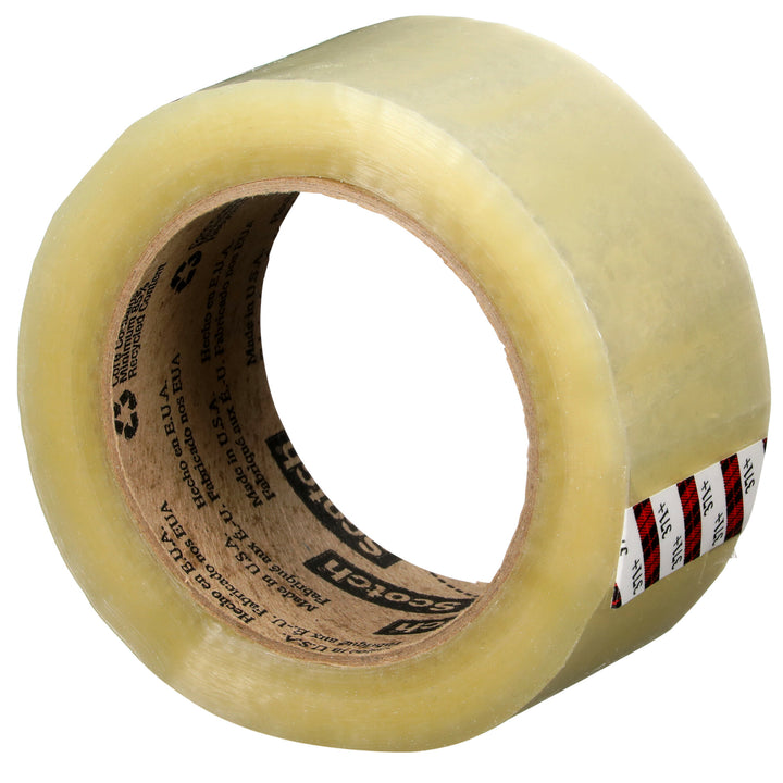 Scotch® High Tack Box Sealing Tape 371+, Clear, 48 mm x 100 m
