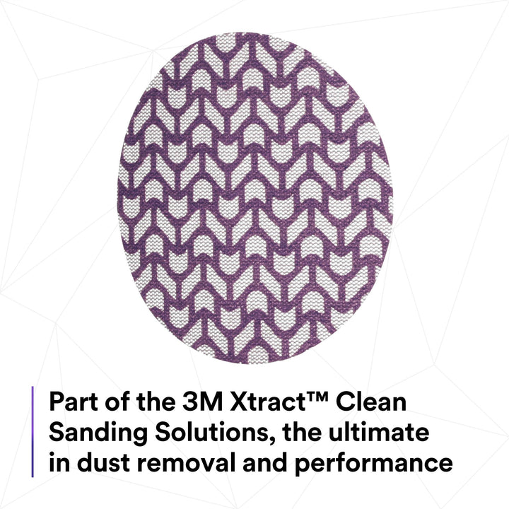 3M Xtract Cubitron II Net Disc 710W, 120+, 5 in x NH, Die 500X,
50/Carton