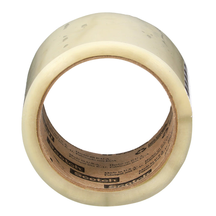 Scotch® High Tack Box Sealing Tape 371+, Clear, 72 mm x 100 m