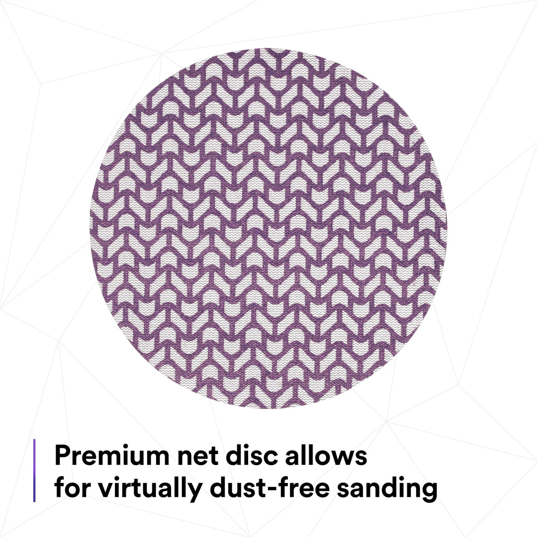 3M Xtract Cubitron II Net Disc 710W, Multi-Grade, 5 in x NH, Die 500X
