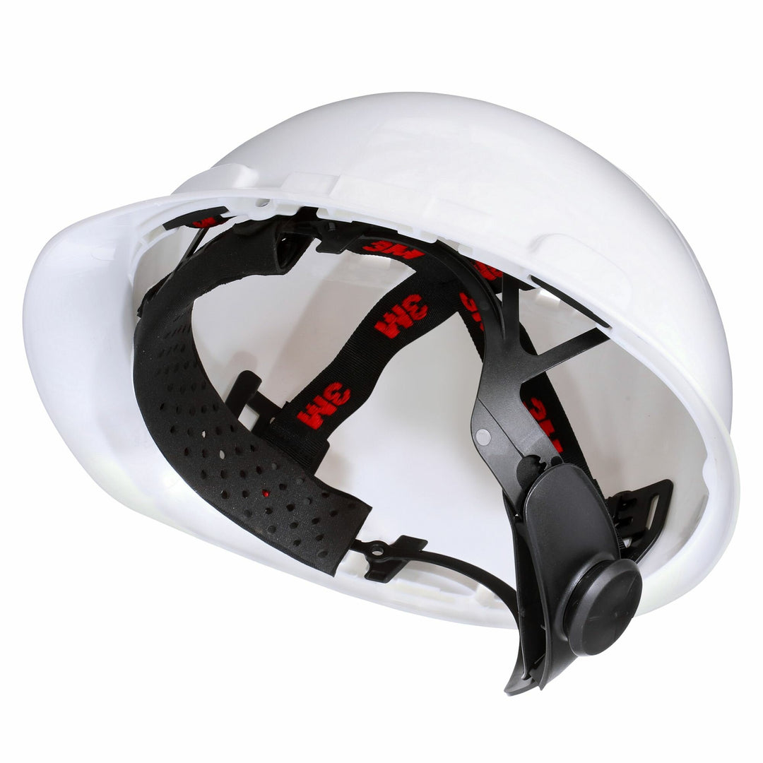 3M SecureFit Hard Hat CHH-R-W6-SL, Cap Style with Ratchet Adjustment, White