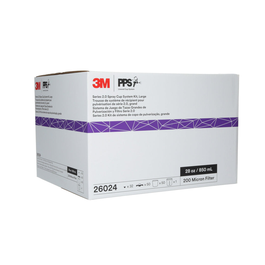 3M PPS Series 2.0 Spray Cup System Kit 26024, Large (28 fl oz, 850 mL)