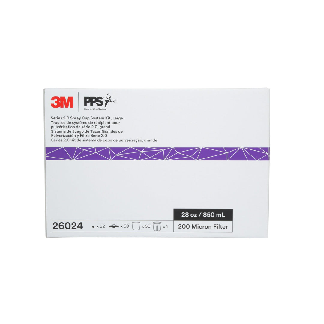 3M PPS Series 2.0 Spray Cup System Kit 26024, Large (28 fl oz, 850 mL)