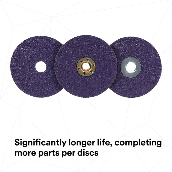 3M Cubitron 3 Fibre Disc 1182C, 36+, TN Quick Change, 5 in, Die 500P