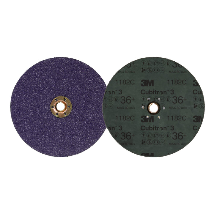 3M Cubitron 3 Fibre Disc 1182C, 36+, TN Quick Change, 7 in, Die 700BB